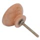 Queen Pink Resin Natural Wooden Dresser Knobs